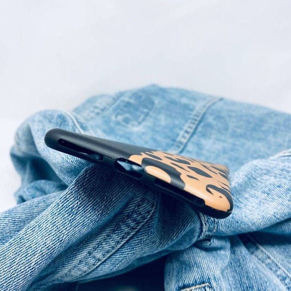 iPhone 7/8 Plus Case Brown Leopard Print Cover - Picture 3 of 5